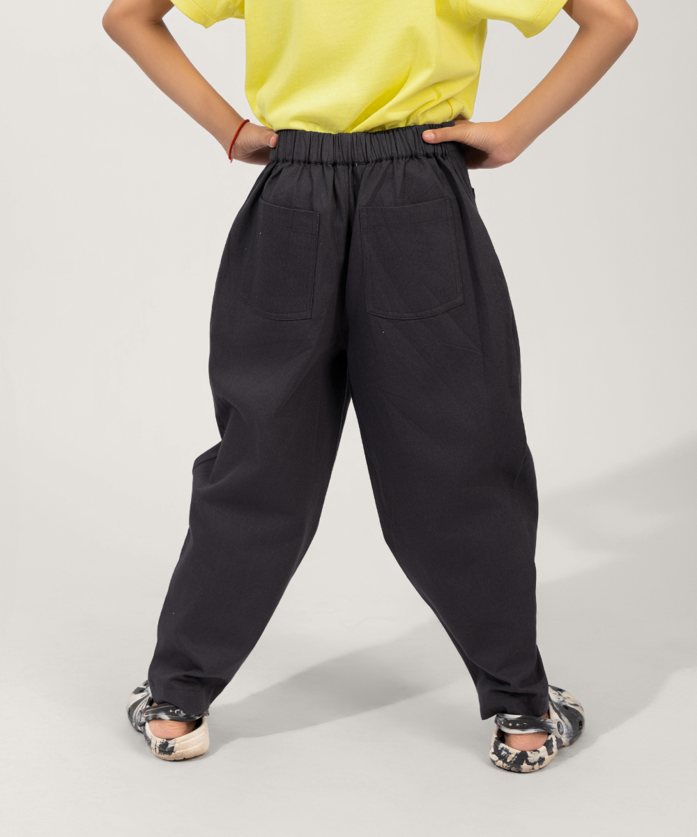 Trend Flow Girls Trouser - Charcoal