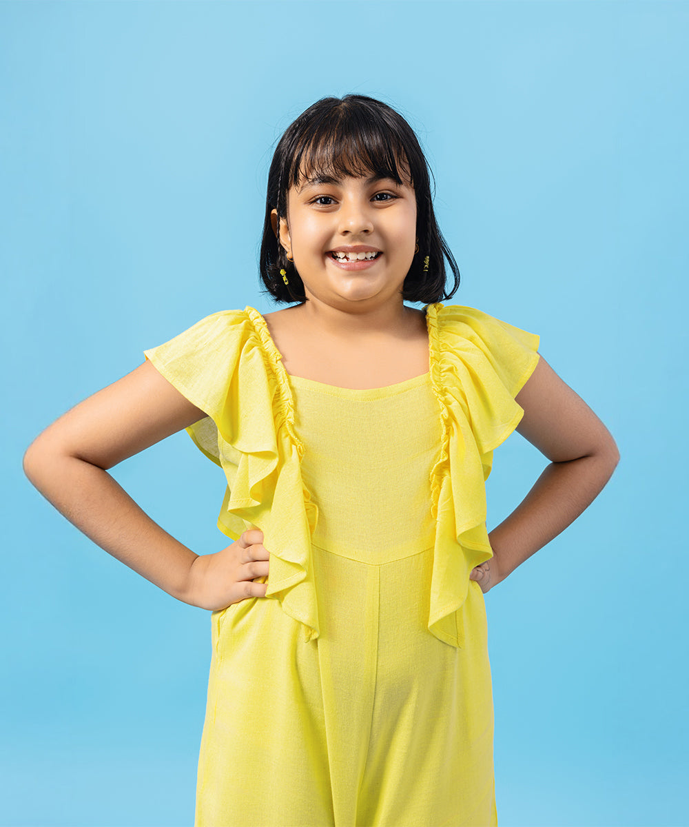 Little Wings Girls Playsuit - Ray Flower