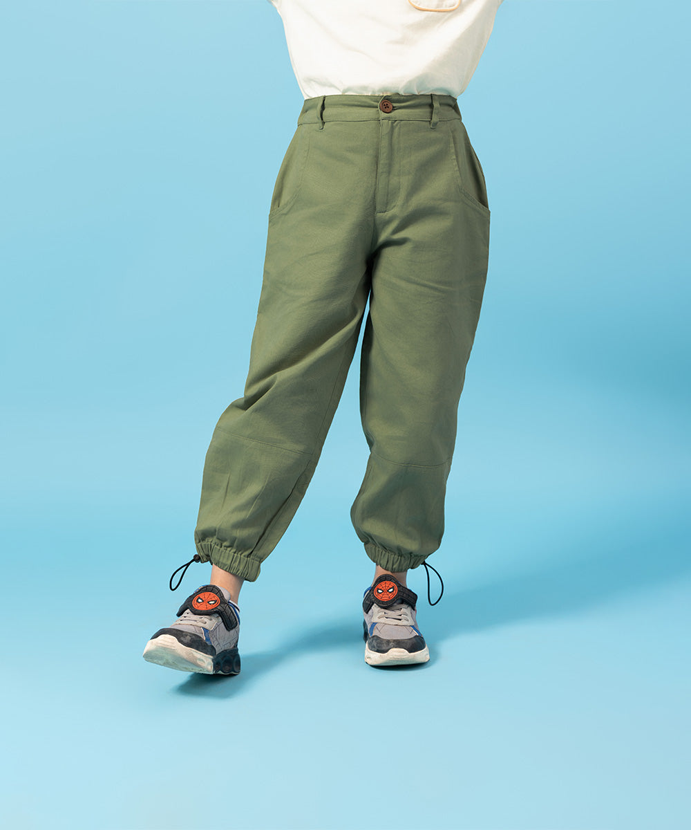 Bounce Mode Unisex Joggers - Moss Green