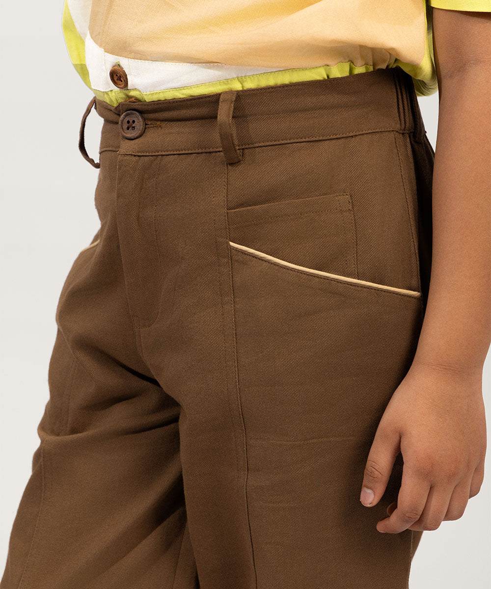 Cool Move Boys Pants - Dark Roast