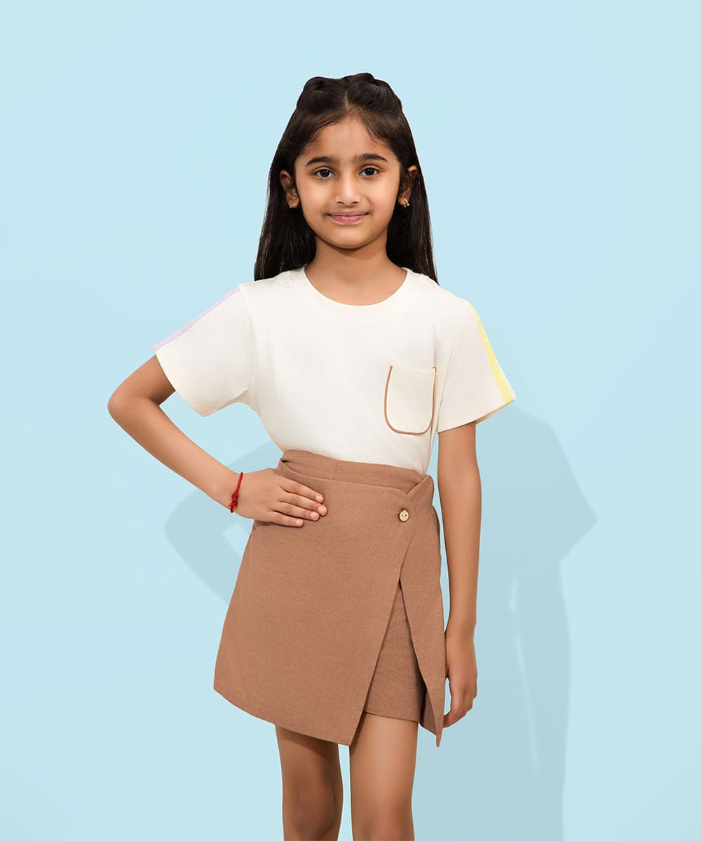 Smart Play Girls Skort - Vanilla Latte