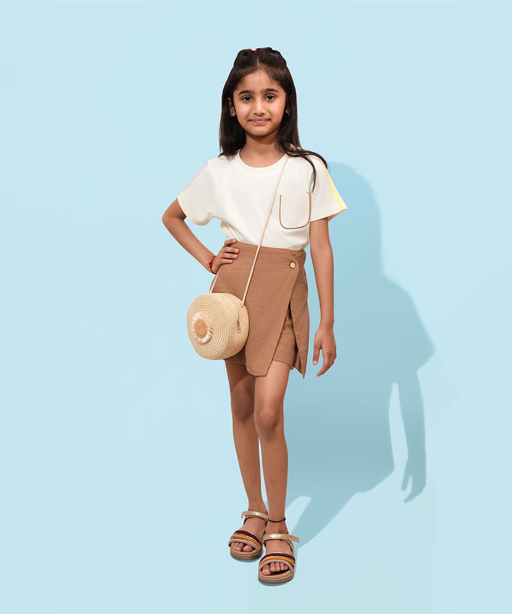Smart Play Girls Skort - Vanilla Latte