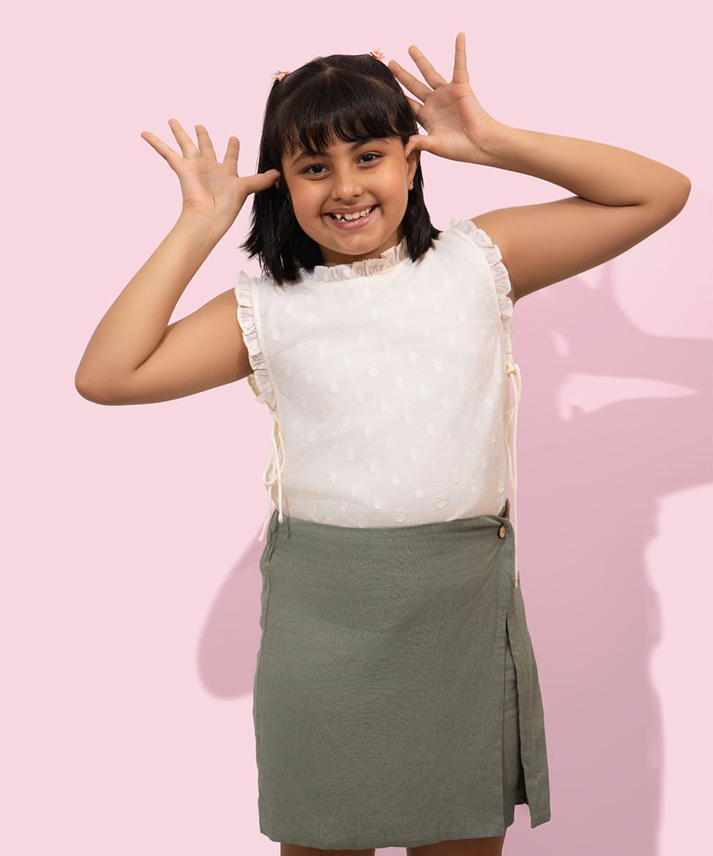 Smart Play Girls Skort - Avocado