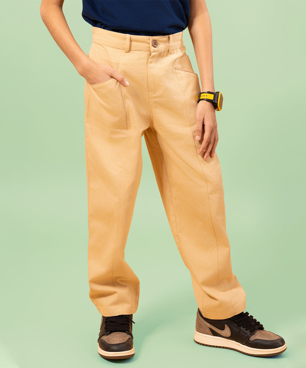 Cool Move Boys Pants - Vanilla Latte