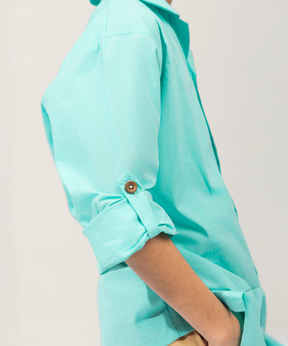 Coastal Club Co-ord Set - Blue Bird & Vanilla Latte