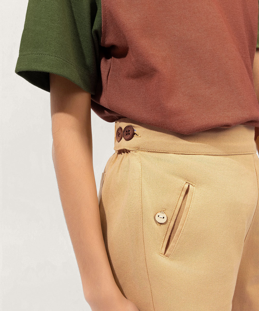 Classy Explorer Boys Shorts - Vanilla Latte