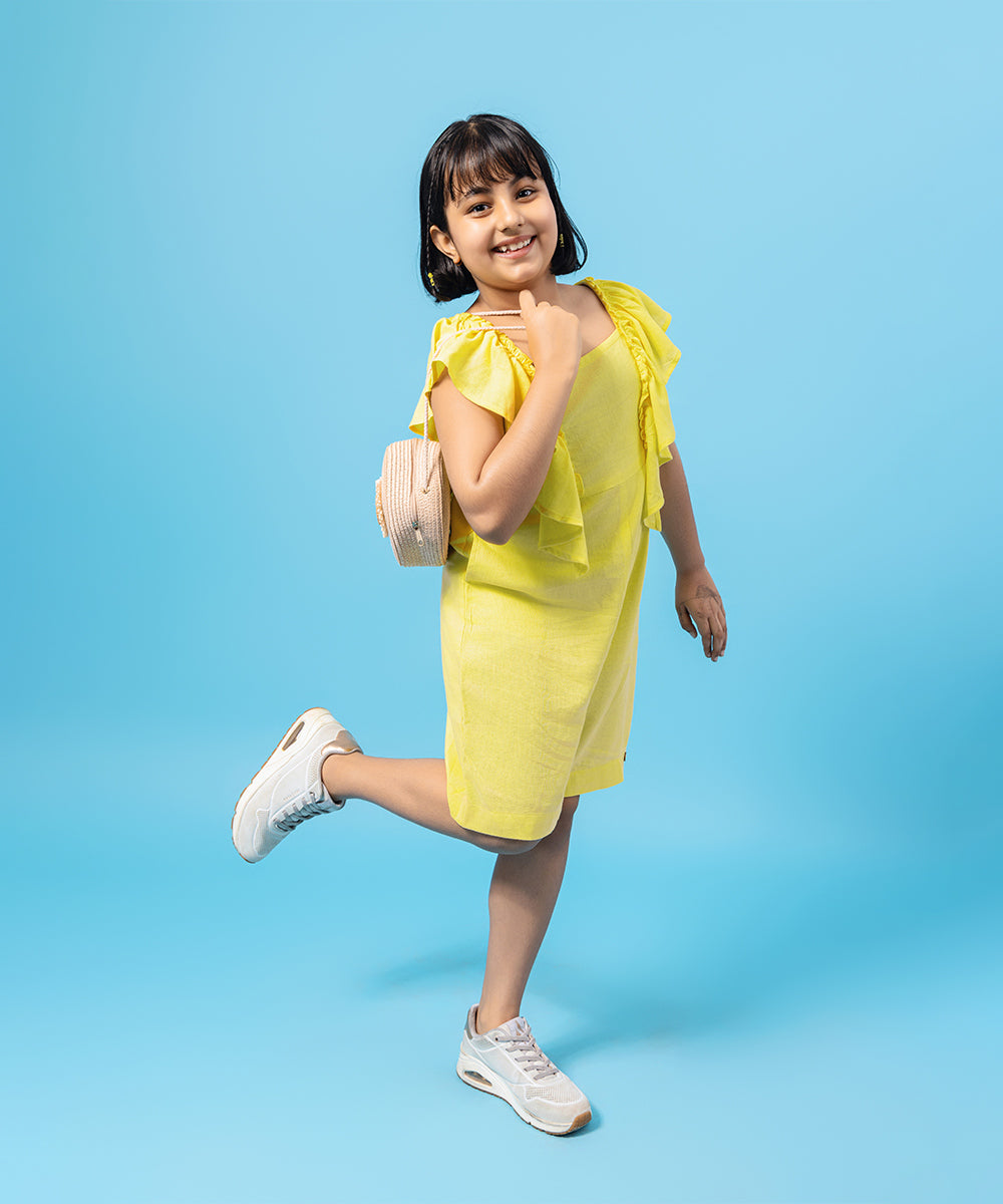 Little Wings Girls Playsuit - Ray Flower