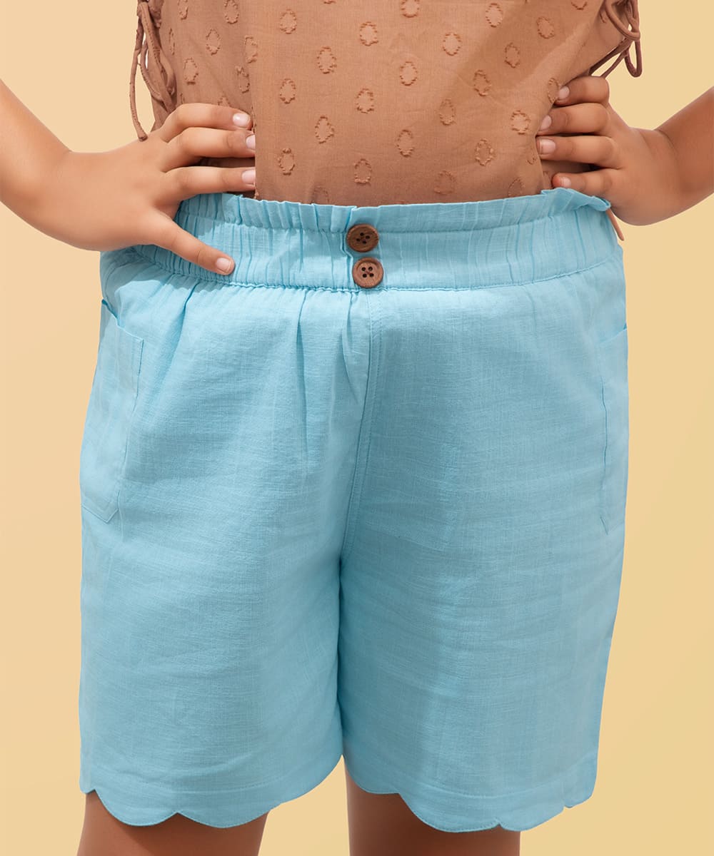 Bubblegum Girls Shorts - Serenity Blue