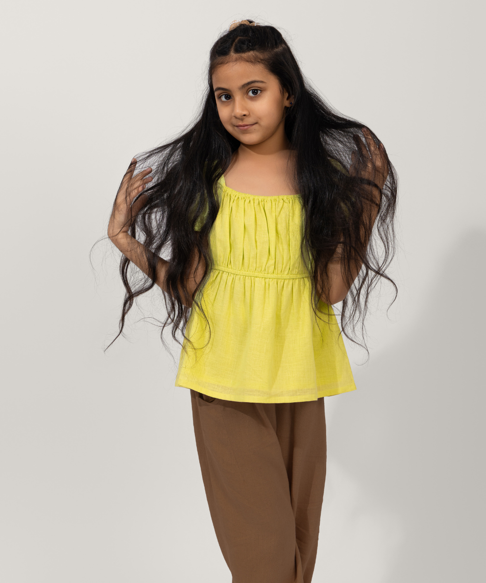 Fusion Flow Girls Co-ord Sets - Lemonade & Warm Sand