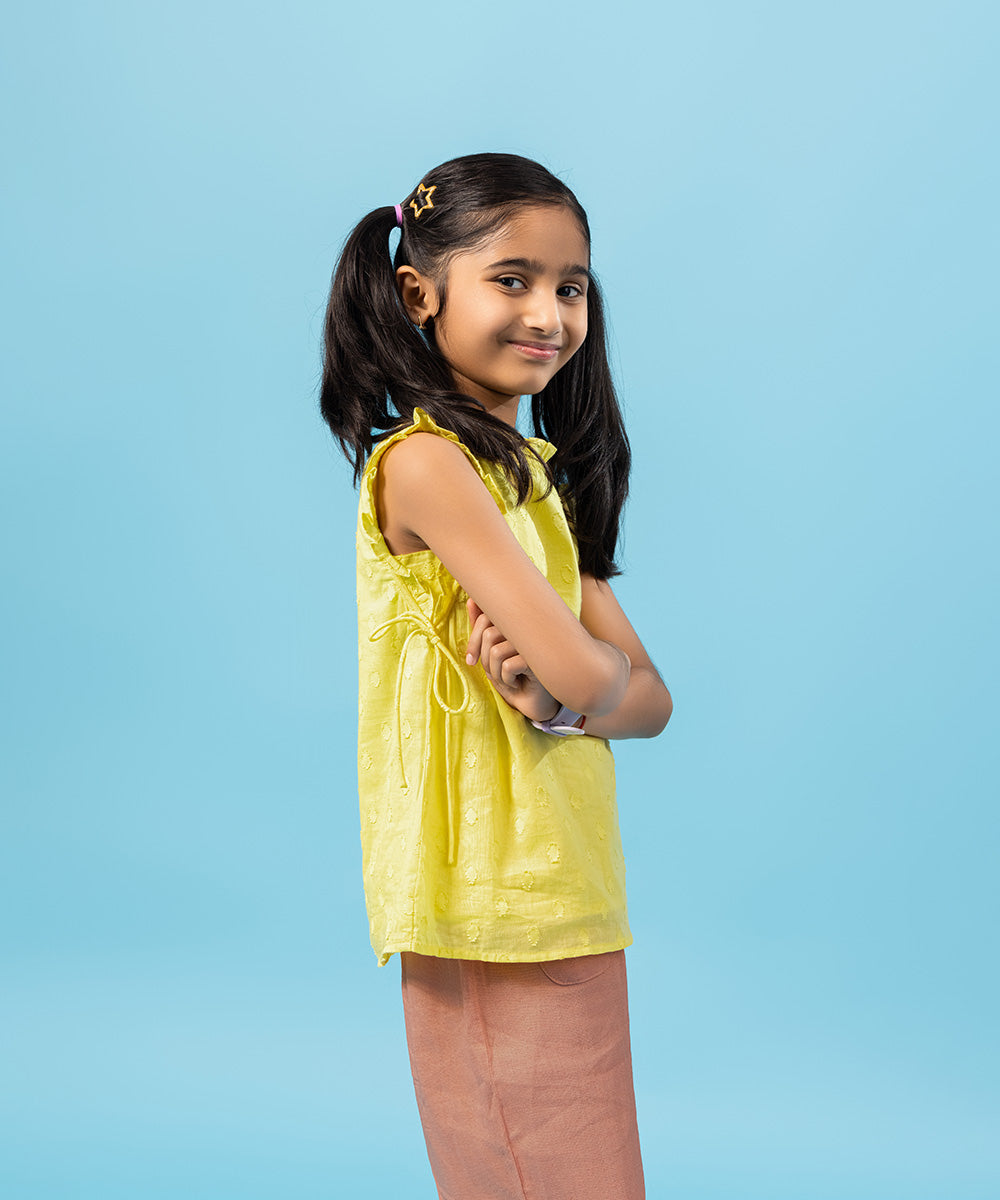 Blossom Breeze Sleeveless Girls Top -   Ray Flower