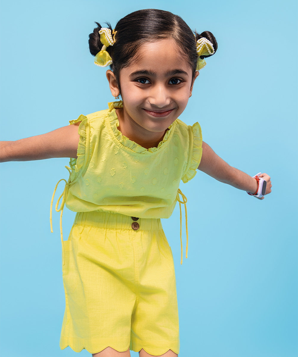 Blossom Breeze Sleeveless Girls Top -   Ray Flower