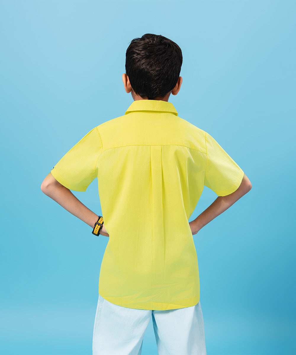 Street Smart Loose Fit Boys Shirt -  Midnight Blue