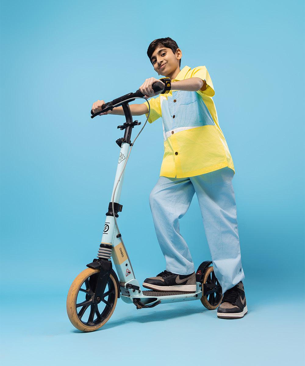 Cool Move Boys Pants - Serenity Blue