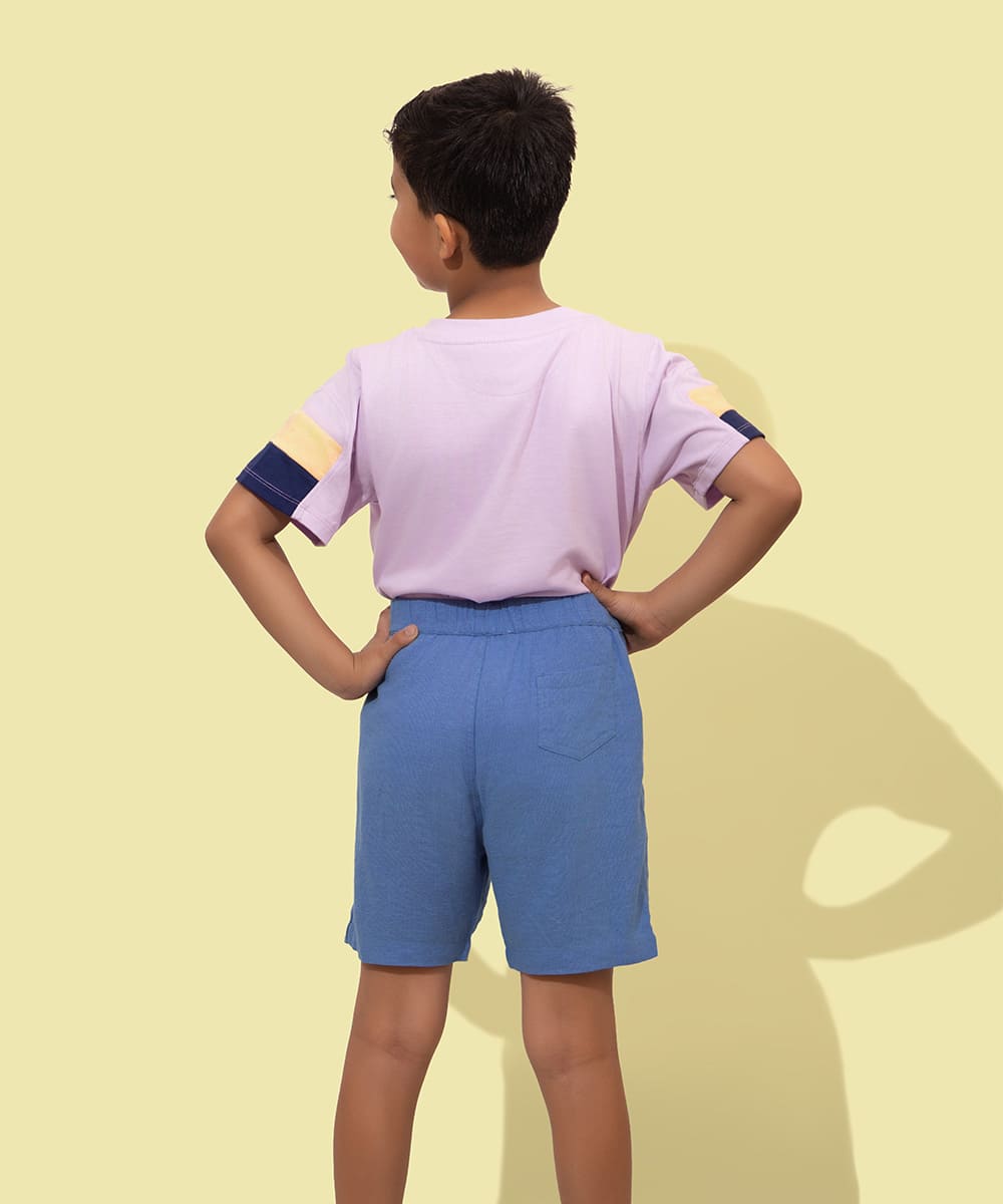 Happy Hoppers Unisex Shorts- Marina Blue
