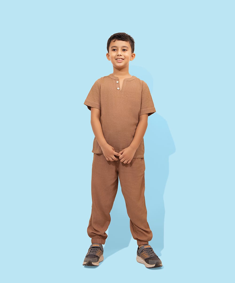 All Day Smarties Unisex Co-Ord - Mocha Mousse