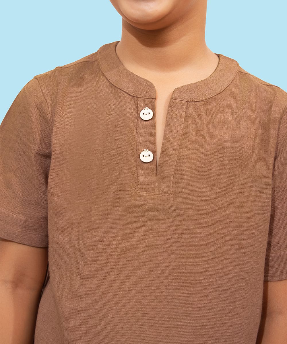 All Day Smarties Unisex Co-Ord - Mocha Mousse
