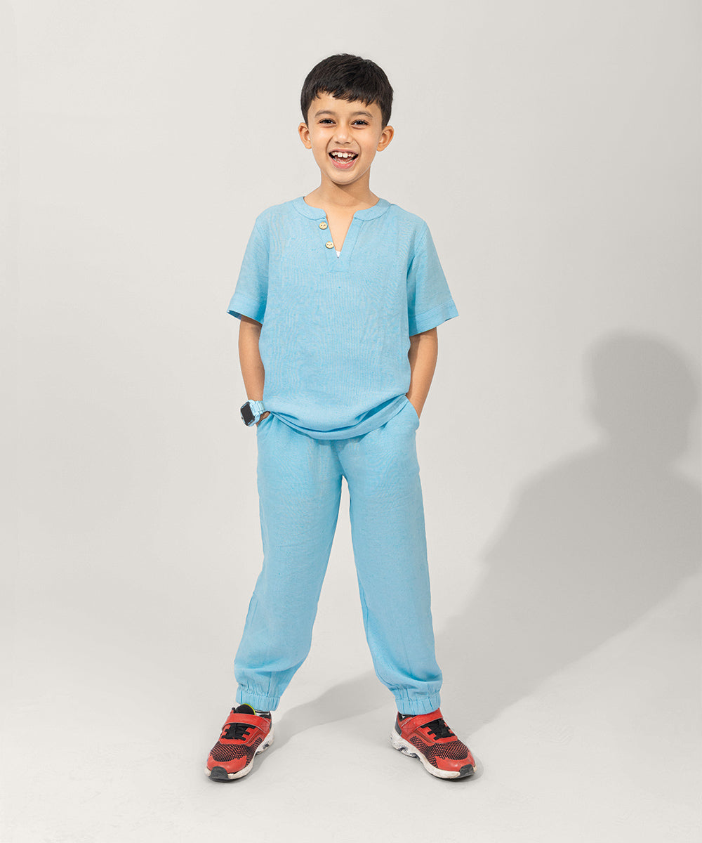 All Day Smarties Unisex Co-ord Sets - Serenity Blue