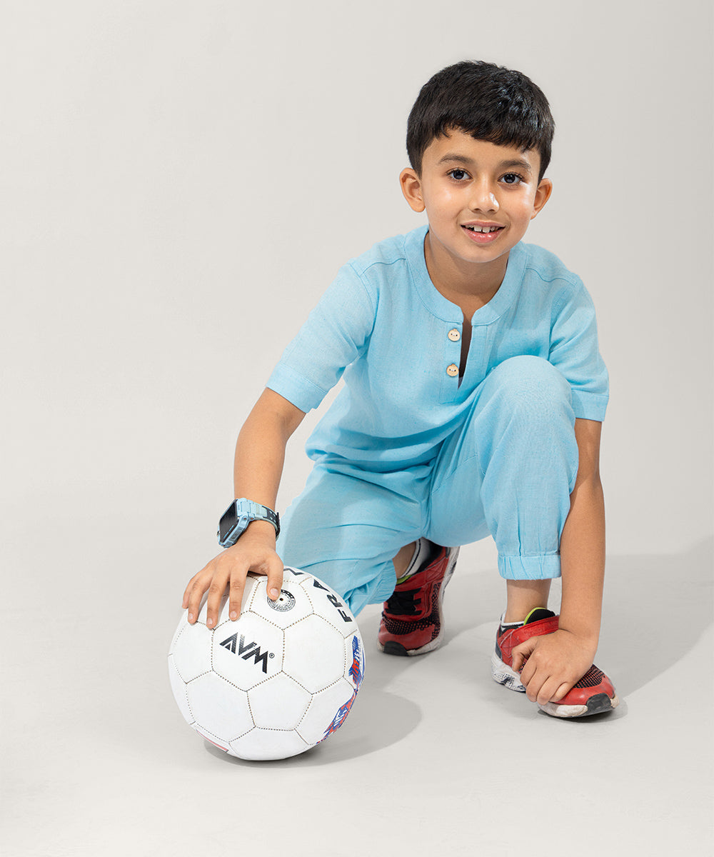 All Day Smarties Unisex Co-ord Sets - Serenity Blue