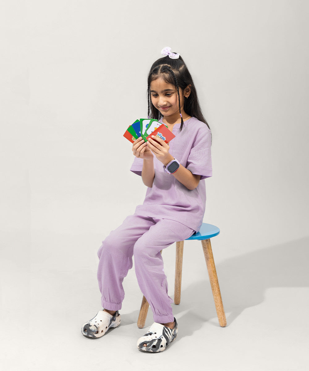 All Day Smarties Unisex Co-ord Sets - Dew Berry