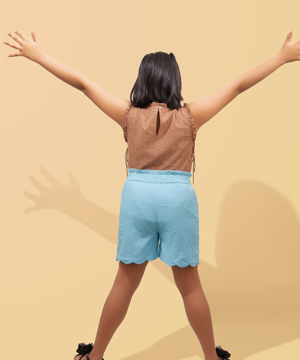 Bubblegum Girls Shorts - Serenity Blue