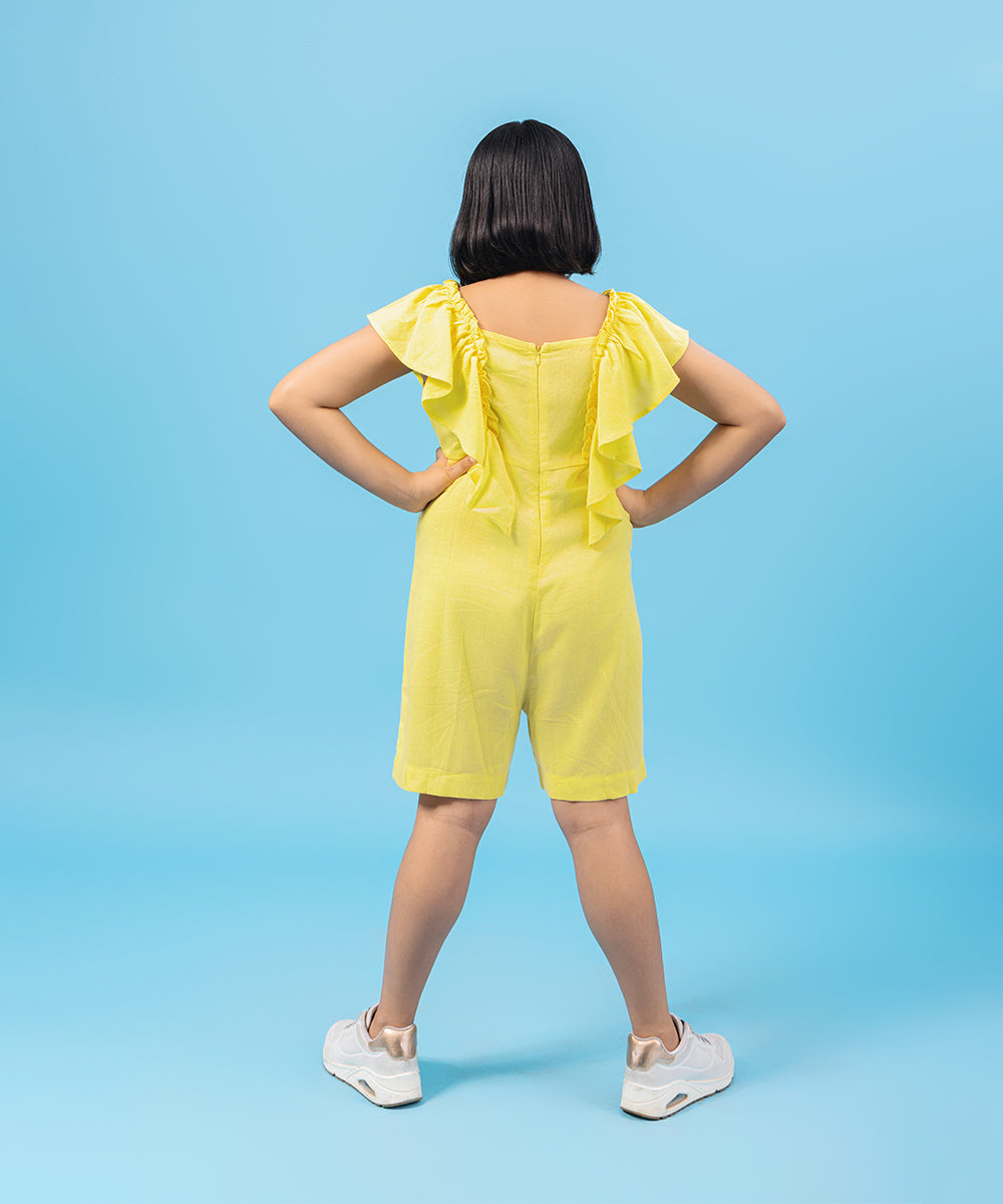Little Wings Girls Playsuit - Ray Flower